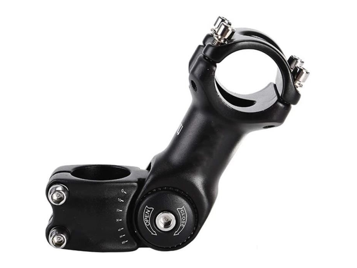 Haste 31.8Mm 110Mm 0-60 Graus Ajustável Haste de Bicicleta de Montanha Haste Curta Guiador para Bicicleta de Estrada B