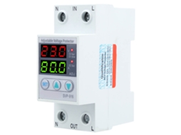 Protector De Tensão Ajustável Svp-916: 100-130vac, 40a, Proteção Contra Sobre E Subtensão Com Reset Atrasado