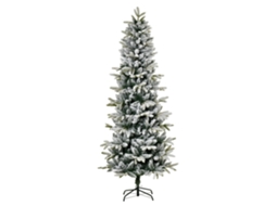 Árvore De Branco Natal Artificial 210 Cm Da Com 784 Pontas Galhos À Prova Fogo E Suporte Aço Para Interiores Verde