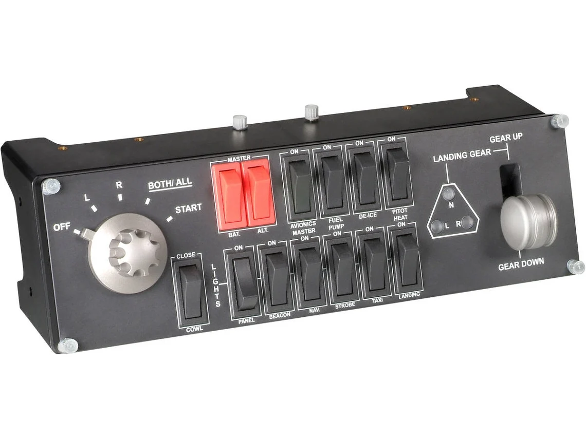Comando Multiplataforma LOGITECH Pro Flight Switch Panel Preto