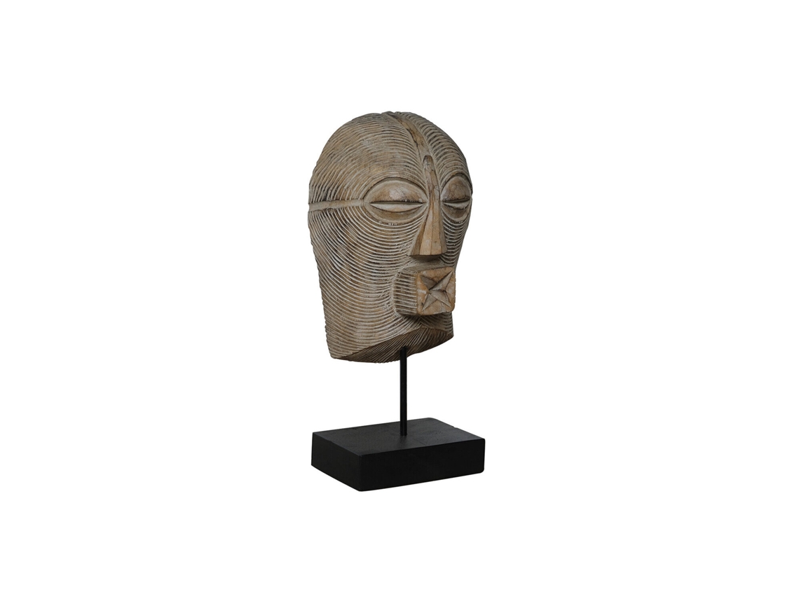 Máscara Tribal Suar em Ferro, 30x15x61cm ALEXANDRA HOUSE LIVING