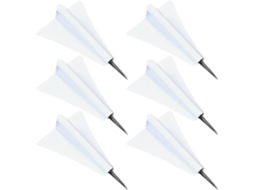 Delicadas Tachinhas Em Formato Avião, Conjunto De 6 Peças, Com Função Substituição, Itens Abdominais E Aço, Ideais