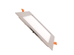 Placa Led Quadrada Superslim 18W Lifud Silver de Corte 205X205 Mm
