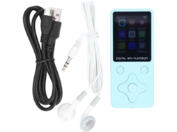 Reprodutor de MP3/MP4 de 64 GB com Bluetooth, tela de 1 polegada, rádio FM, reprodução de música sem perdas, vídeo de 1,8 polegadas e livro de músicas.