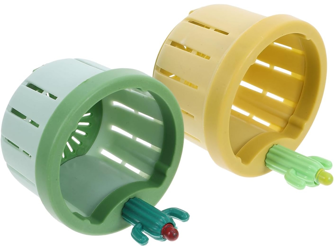 Kit De 2 Cestos Organizadores Para Ralo De Pia De Cozinha Com Múltiplos Designs Para Lavar E Escorrer, Cor Verde