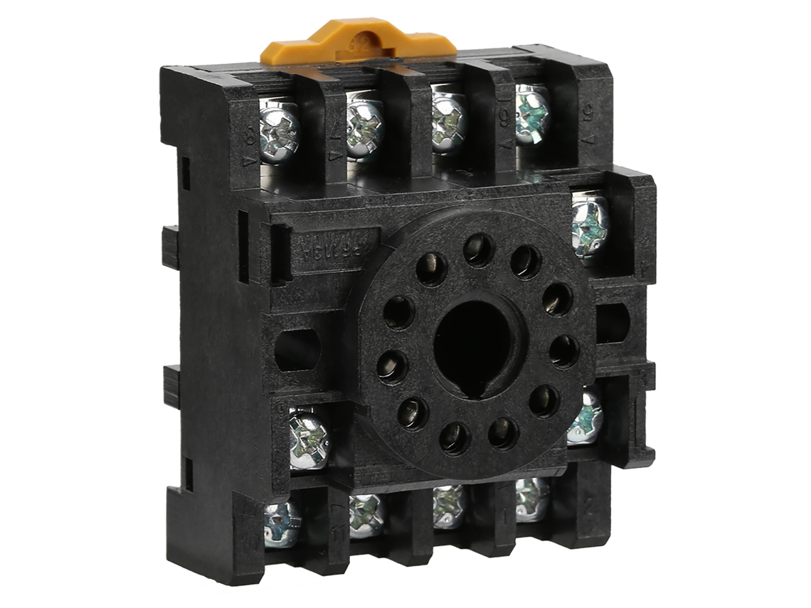 Base de relé de potência PF113A com 11 pinos para relé de tempo JQX-10F JTX-2C