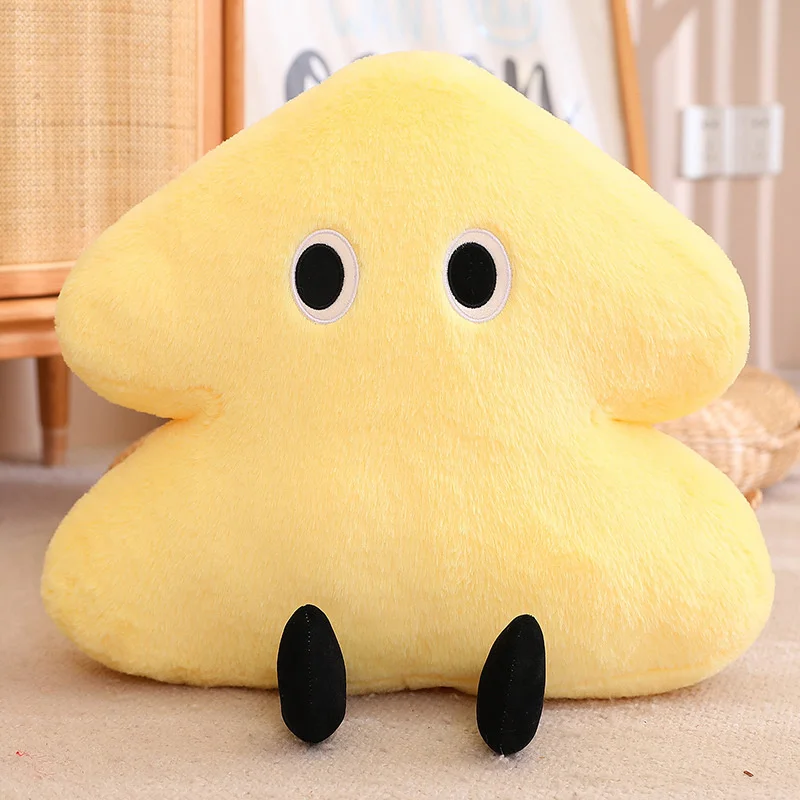 Almofada/travesseiro Pequeno em Formato de Árvore para Adultos Decoração de Casa MDUG (amarelo, 43cm)