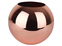 Vaso Esférico De Acero Inoxidable Dorado Rosa Para Decoración De Bodas Y Hogar