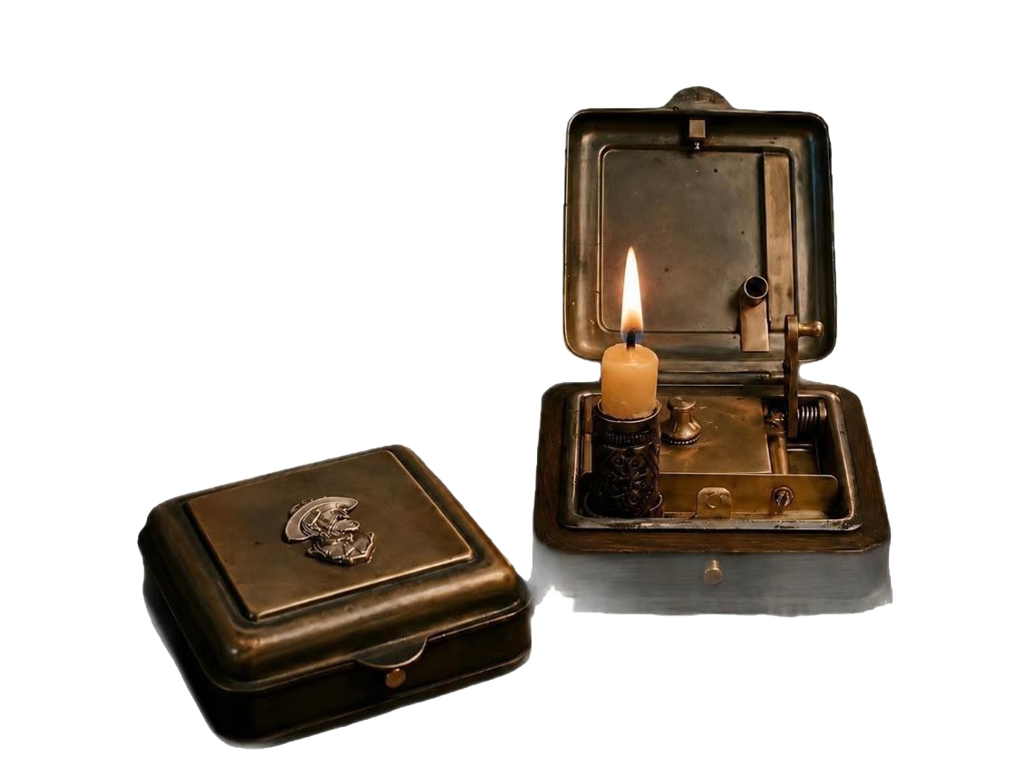 Laxiscreed Caixa De Velas Rústica Para Decoração E Armazenamento De Casa