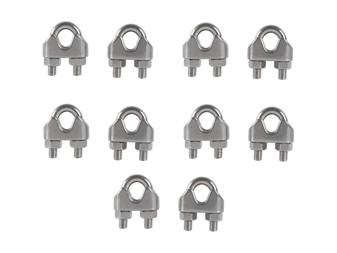Abraçadeiras Cabo, M6 Com Parafuso Em U, Braçadeira De Cabo De Aço Inoxidável 304, Para Dispositivos Usb