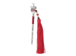 Marcador de Livro Tassel Clássico Chinês Estilo Metal Retro
