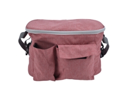 Mali bolsa Organizadora para Carrinho de Bebê Impermeável com Suporte para Copo Universal Maca Red
