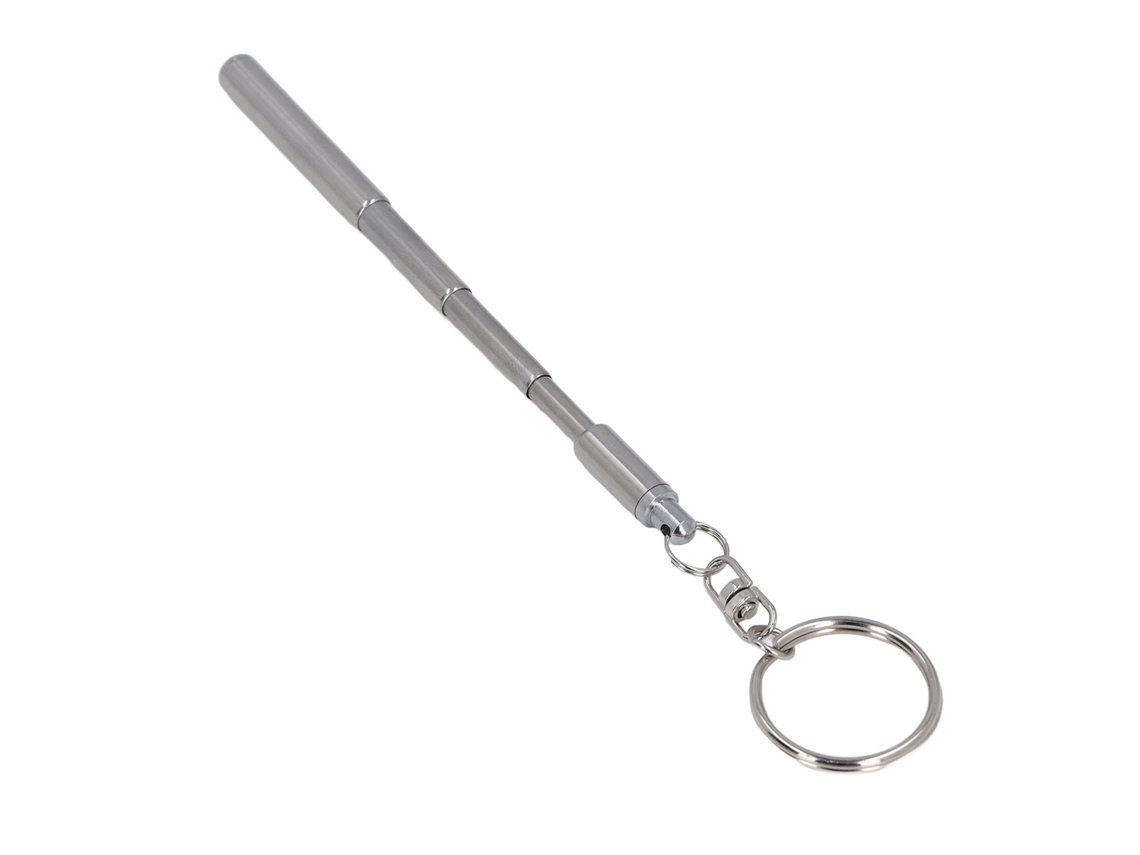 Caneta De Bolso Retrátil De Aço Inoxidável Portátil Com Llavero De Metal Presente