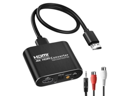 4k60hz Hdmi Audio Extractor Splitter Supports Optical Toslink, Spdif, 3.5mm Aux Stereo Output 1080p Full Hd, 3d Ps5, Xbox Series X Yizhood