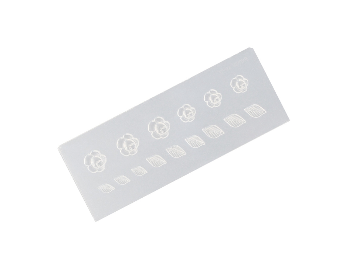 Plantillas De Arte De Uñas Molde De Silicona 3d Ferramenta Diy Para Uñas Acrílicas Gravadas 2