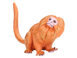Mali estatueta de Macaco em Plástico Lifelike Brinquedo Modelo Animal Decoração Presente Infantil