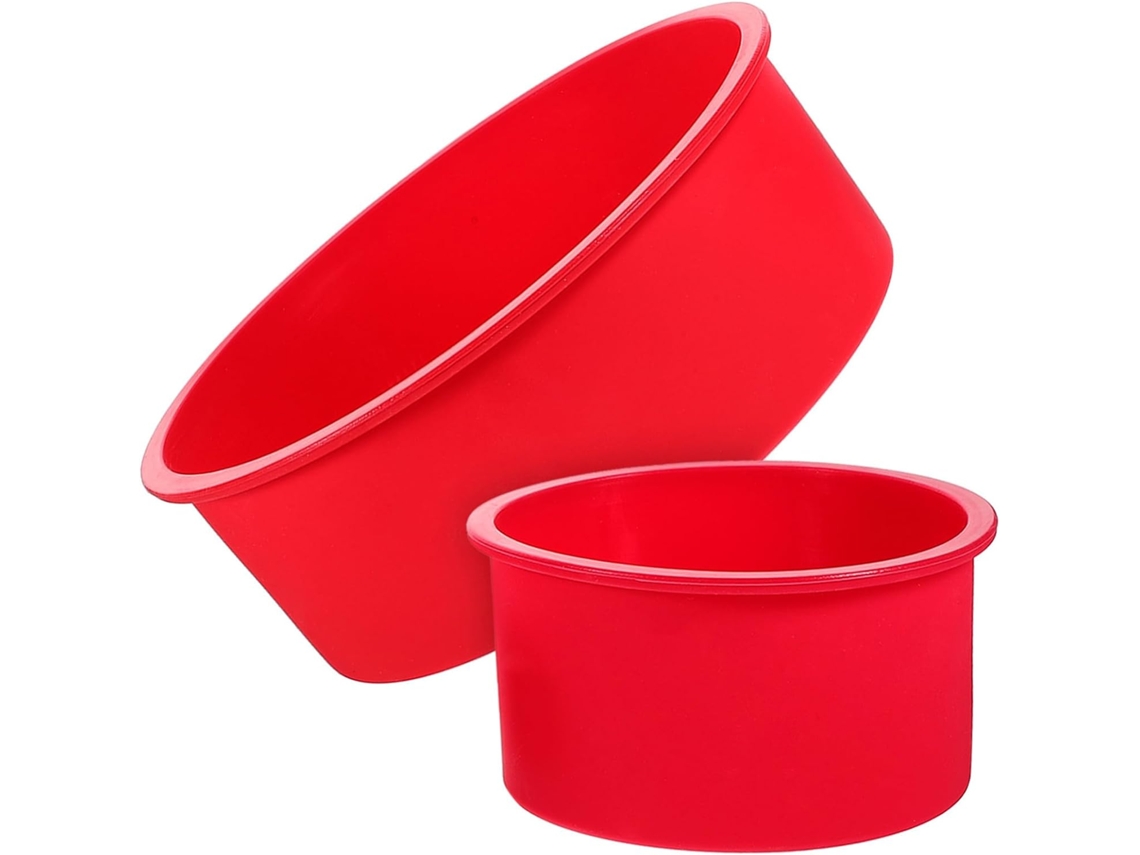 Formas redondas genéricas de silicone para Assar em casa e em festas