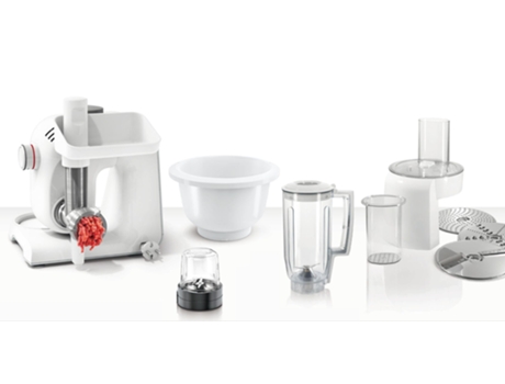 Bosch Mum58257 Robô de Cozinha 1000 W 3.9 L Inox Branco | Worten.pt