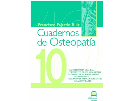 Livro Tomo X: Cuadernos De Osteopatía de Francisco Fajardo Ruiz (Espanhol)