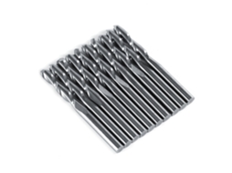Laxiscreed Kit Com 10 Puncas De 1/8" Para Fresagem E Gravação Cnc Com Furação Em Espiral