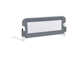 Barra de segurança Cinzento para cama infantil, 102x42cm, poliéster, exclusiva da MAISON.