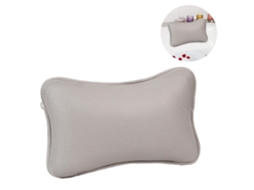 Almofada De Banho Com 2 Ventosas Almofada De Pescoço Secagem Rápida Fácil De Limpar Slowmoose