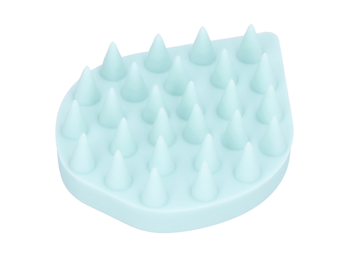 Escova de Silicone para Massagem do Couro Cabeludo com Pente Liso S/MARCA