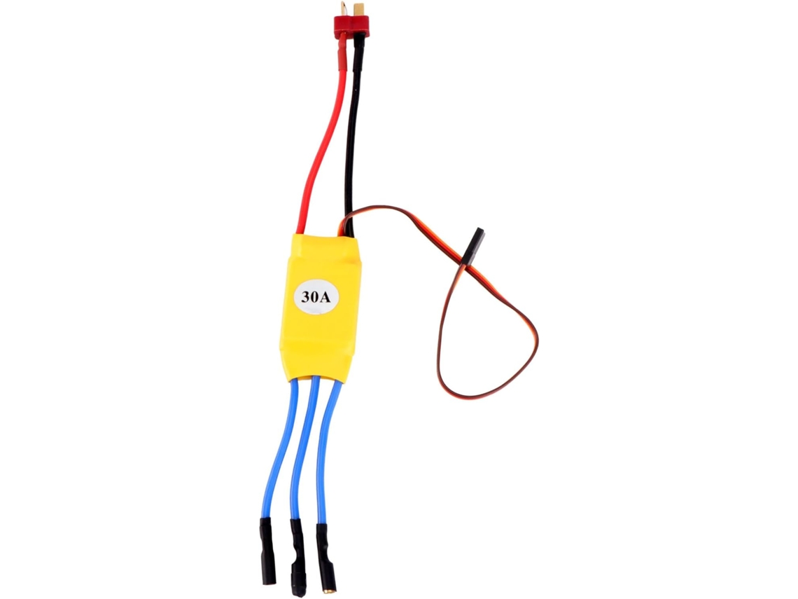 Controlador Esc Compacto De 30a Para Drones Brushless, Em Plástico Sólido, Dimensões De 45x11 Mm, Para Quadricópteros.