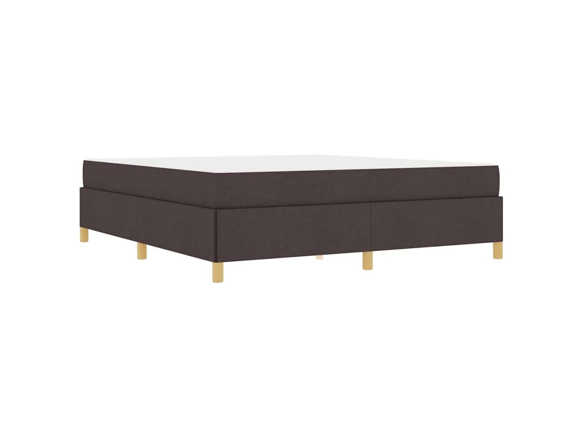 Estrutura Da Cama Vidaxl Castanho Tecido (180x200 Cm)