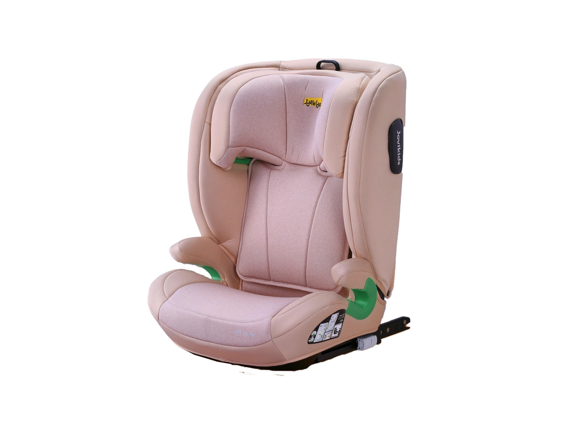 Cadeira De Auto I-size R129 Para Crianças De 3,5 A 12 Anos Com Encosto Ajustável E Proteção Lateral (rosa, Isofix)