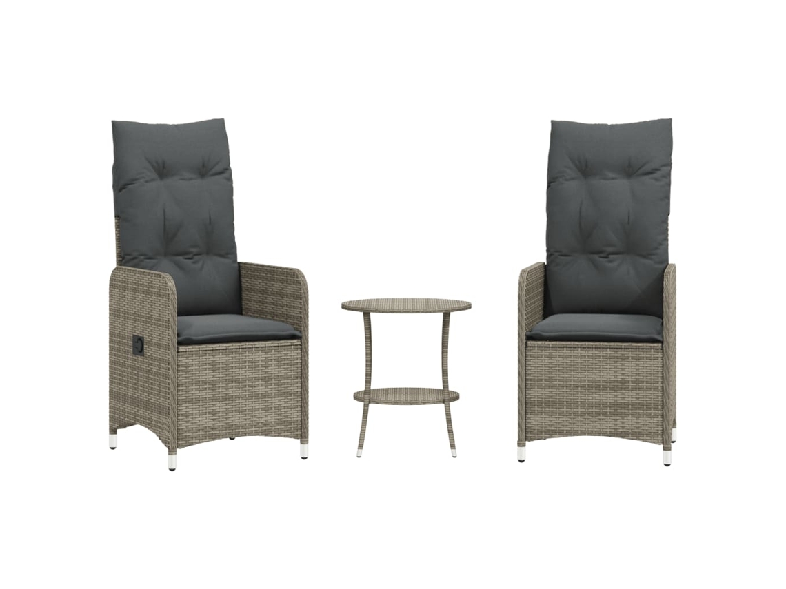 Reclining Garden Chair, Reclining Garden Chairs Vidaxl Cinzeto Rattan / Vime (n/a)