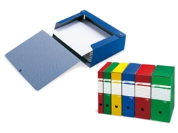 Caixa de arquivo em pvc azul SEI ROTA Spazio