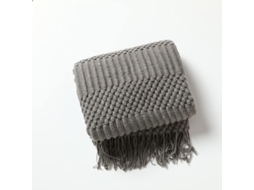 Manta de Tricô em Imitação Cashmere Estilo Europeu Mantou Textile City Toalha Relevo Decoração para Sofá Confo