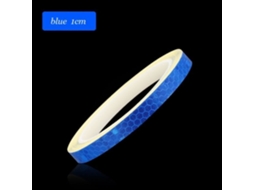 Acessório para Bicicleta Adesivos Refletivos para Bicicleta 1Cm X 8M Fita Adesiva Fluorescente para Mountain Bike Decoração Azule34547