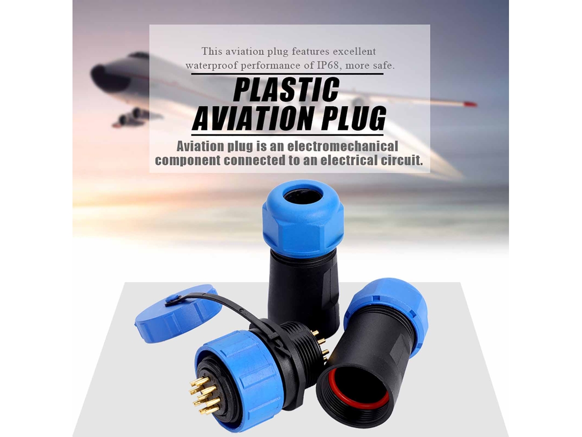 Laxiscreed Conector De Aviação Sp21 À Prova D'água Ip68 Com Ficha, Soquete E Cabo