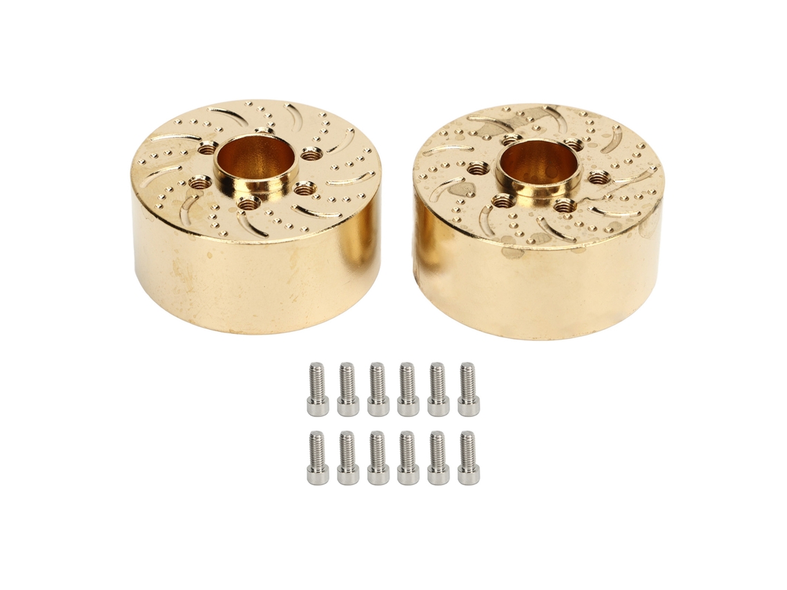 Pesos De Roda De Latão Laxiscreed Para Rc Crawler 1.9 E 2.2 Polegadas