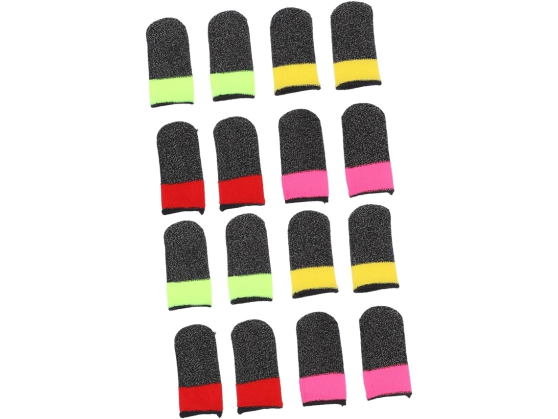 Artibetter Conjunto De 8 Pares Dedeiras Fibra Para Jogos Videogame, Antiderrapantes E Resistentes Ao Suor, Ideais Para