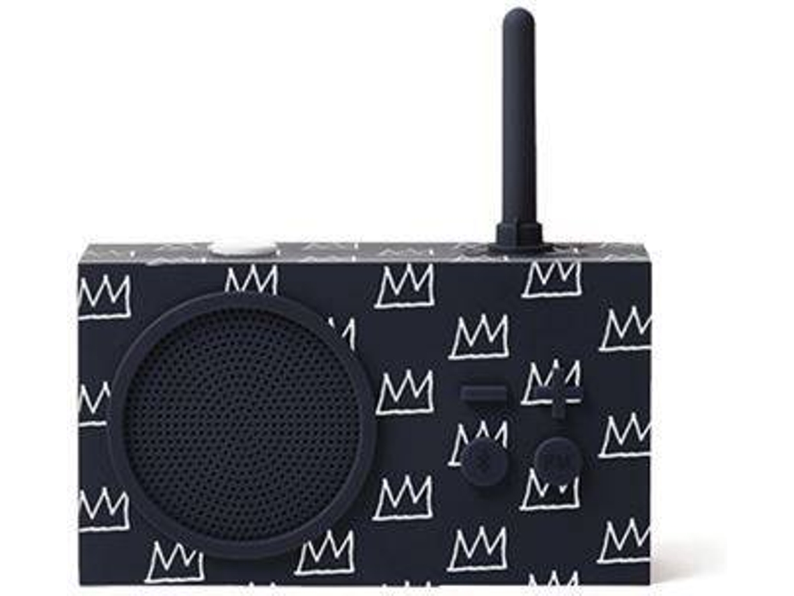 Rádio FM LEXON Tykho Jean Basquiat Crown (Autonomia: Até 20 horas - Bluetooth - Bateria - Multicor)