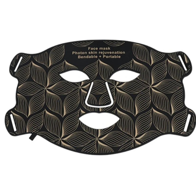 Máscara Facial de Silicone À Prova D'água Com Led (Unique Face) - Dispositivo para Rejuvenescimento da Pele