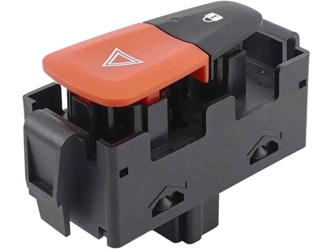 252100004r Interruptor De Botão Iluminado Alerta Emergência Intermitente Para Renault Fluence Scenic Iii, Adaptado Para