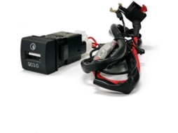 Conector Usb Aux Para Console De Carro, Compatível Com Camry 2019, 2020e 2021, Com Botão Adaptador Qc30