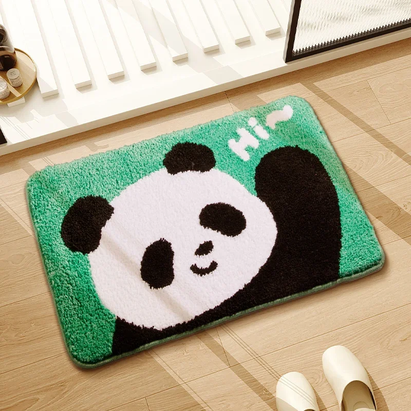 Tapete De Banheiro De Pelúcia Com Desenho De Animal Fofo (estilo 4, 60x90cm), Tapete Decorativo Para Casa.