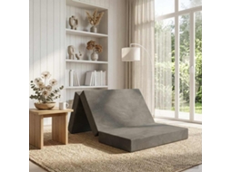 Vidaxl Sofá Cama Dobrável 90 X 67 X 45 Cm Cinzento-claro
