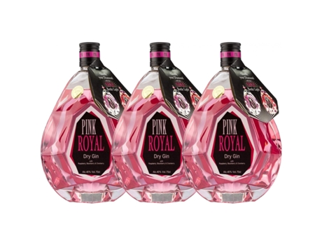 Gin OLD ST. ANDREWS Old St. Andrews Pink Royal Dry Gin (0.7 L - 3 unidades)