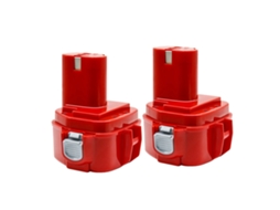 Baterias de substituição, capacidade de 12 V, compatíveis com Makita série PA12, 2 baterias originais de 4,0 Ah