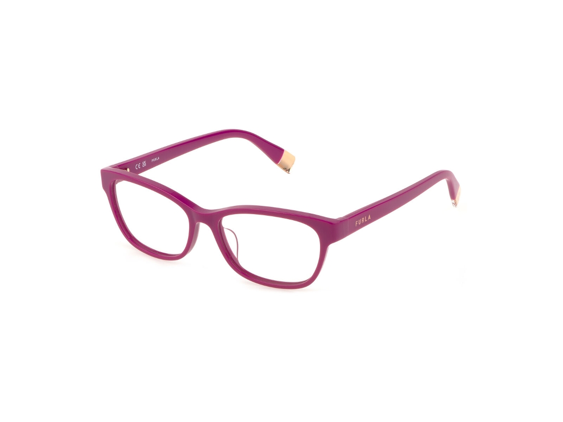 Armação de óculos feminina Furla VFU670-5309M3 (rosa - acetato - Ø 53 mm)