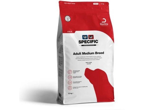 Ração para Cães  (12 Kg - Seca - Porte Médio - Adulto)