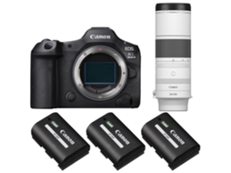 Eos R5 Mark Ii + Rf 200 800mm F/6.3 9 Is Usm + 3 Canon Lp e6p + Ebook “20 Dicas para Fotos Que Impressionam” CANON