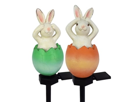 Luz DAMAI Solar Rabbit Ground Azul