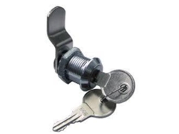 Cerradura buzon curva 20mm. cromada